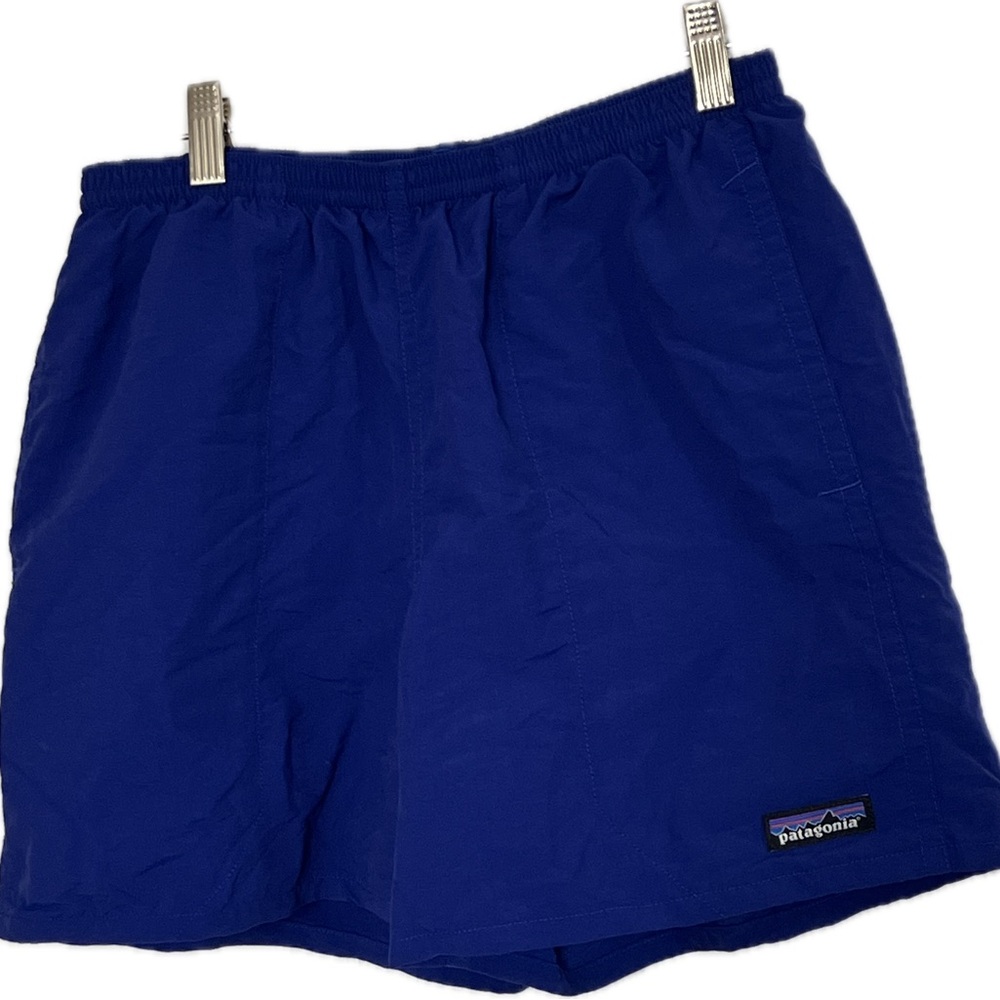 Patagonia BUNDLE Men’s 2-pair Baggies Shorts Red & Blue Size Small